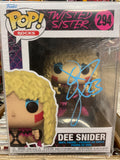 Funko POP! Twisted Sister Dee Snider Autographed Vinyl Figure JSA Certified