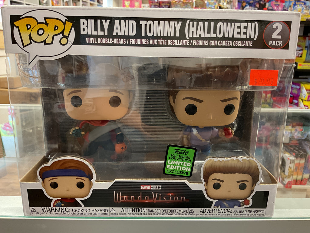Funko POP! Marvel Wanda Vision Billy And Tommy (Halloween) Vinyl BobbleHeads 2 Pack