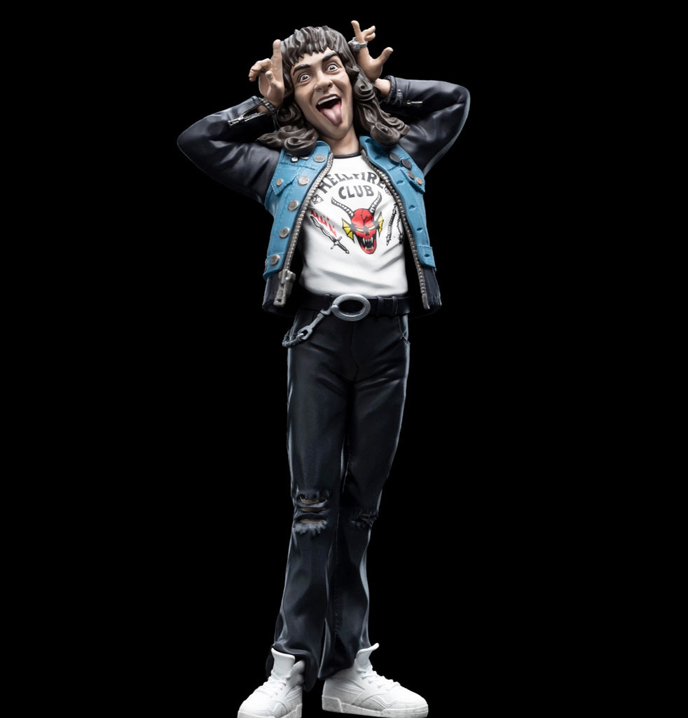 Weta Workshop Stranger Things Hellfire Eddie Mini Epics Limited Edition Vinyl Figure #17