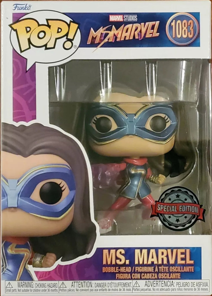 Funko POP! Marvel Studios Ms. Marvel Special Edition Vinyl Bobble-Head #1083
