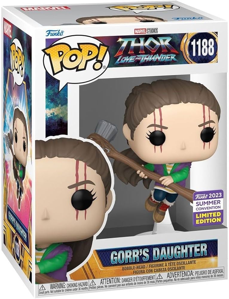 Funko POP! Thor Love and Thunder Gorrs Daughter 2023 Summer Convention LE Bobble-Head