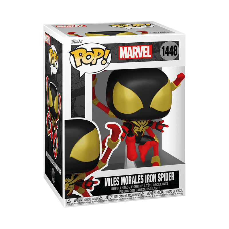 Funko POP! Marvel Miles Morales Iron Spider Bobble-Head #1448