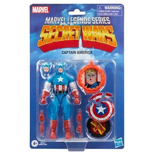Hasbro Marvel Legends Series Secret Wars Captain America Action Figure