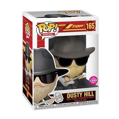 Funko POP! ZZ Top Dusty Hill Flocked Vinyl Figure #165