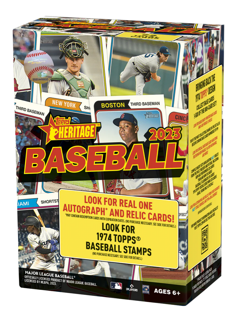 Topps Heritage Baseball 2023 MLB Baseball Cards Blaster Box