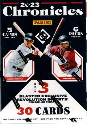 Panini 2023 Chronicles MLB Baseball Trading Card Blaster Box