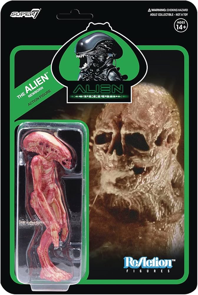 Super 7 Alien Resurrection The Alien New Born Reaction Figure