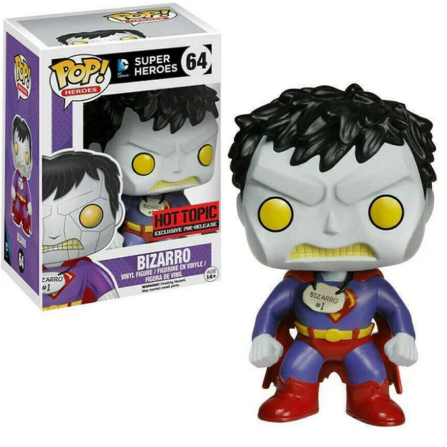Funko POP! DC Comics Super Heroes Bizarro Vinyl Figure Hot Topic Exclusive Pre-Release #64