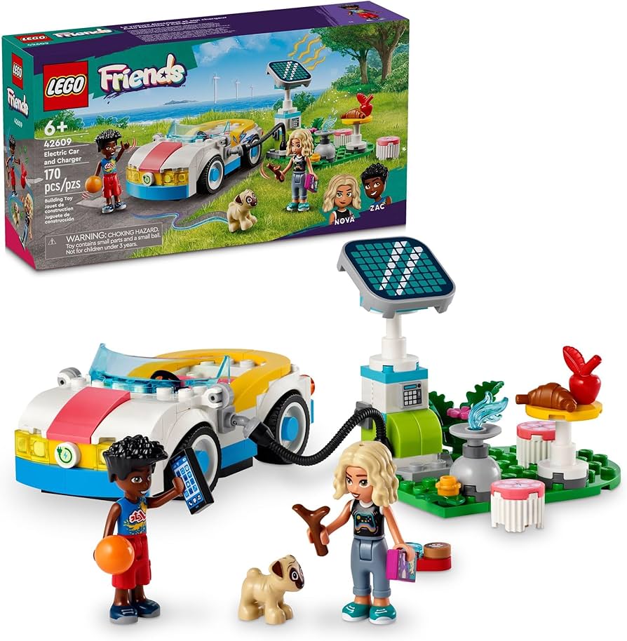 Lego Friends Electric Car And Charger 42609