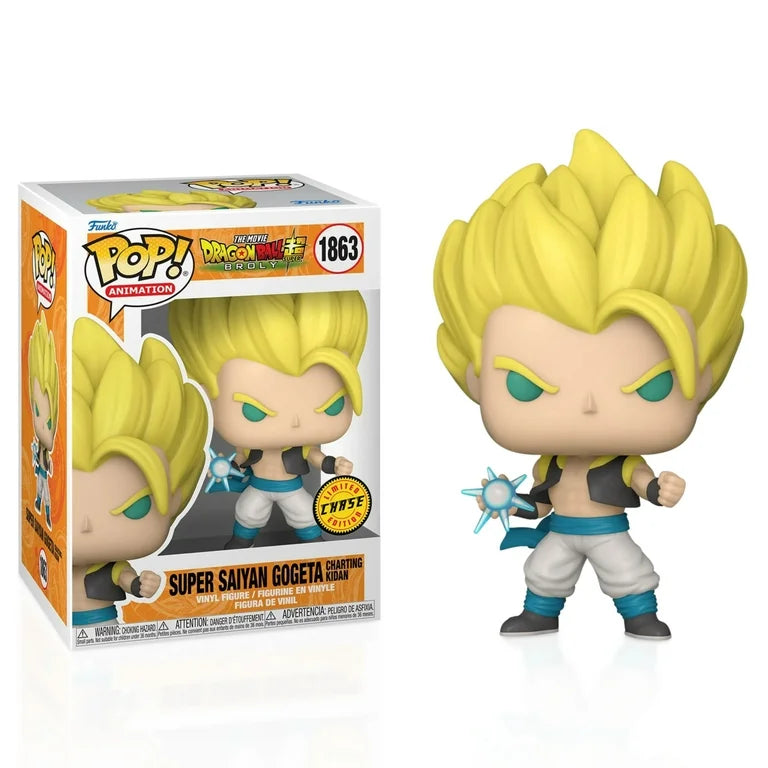 Funko POP! Dragonball Super Broly Super Saiyan Gogeta Charting Kidan Chase Vinyl Figure #1863