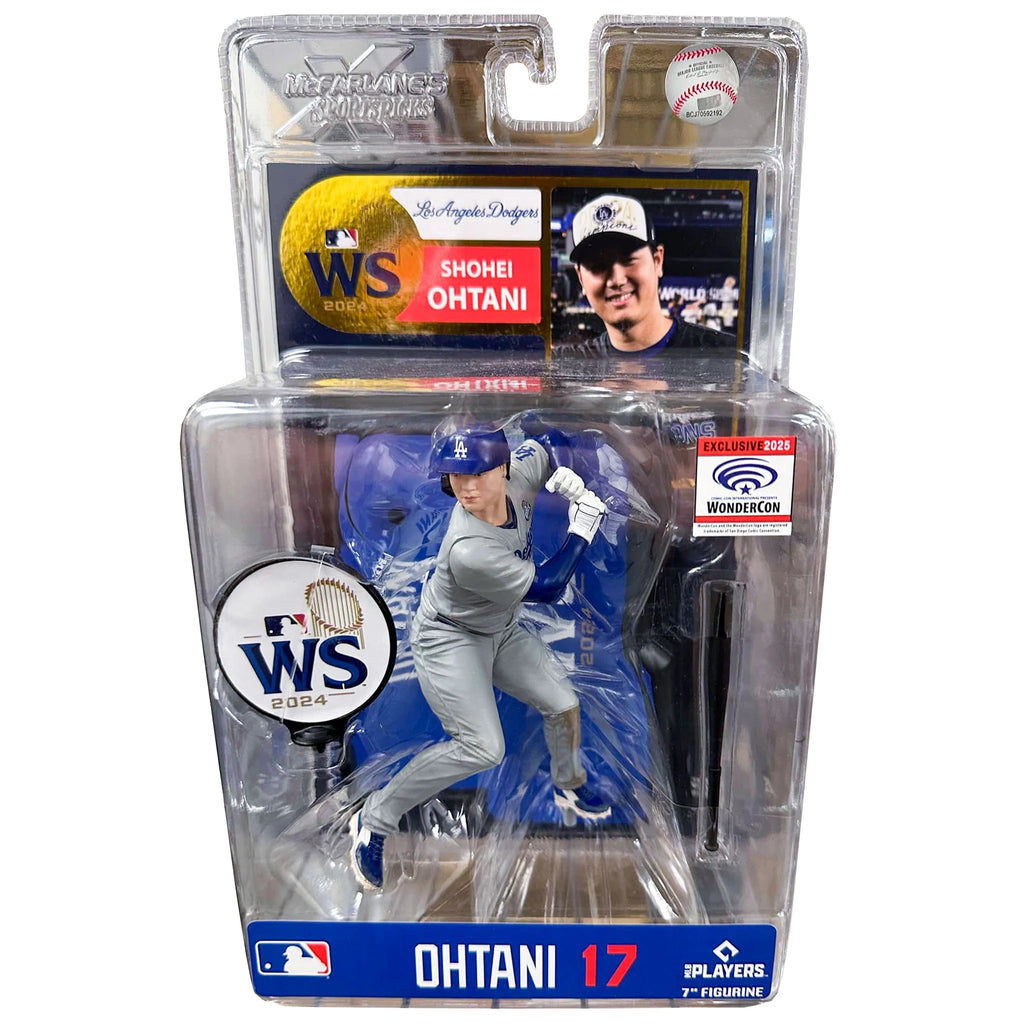 McFarlanes Sports Picks World Series 2024 Los Angeles Dodgers Shohei Ohtani Wonder Con Exclusive 7’ Figurine