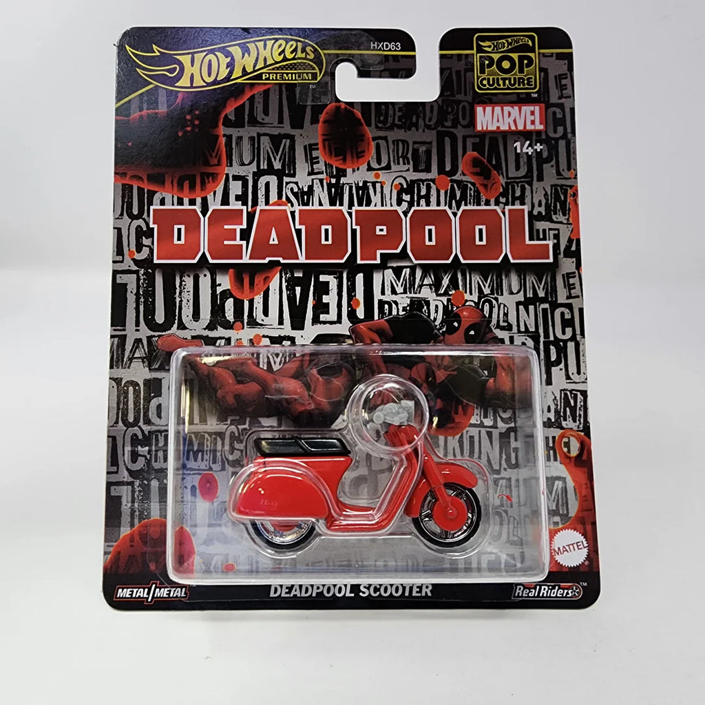 Hot Wheels Premium Marvel Deadpool Scooter