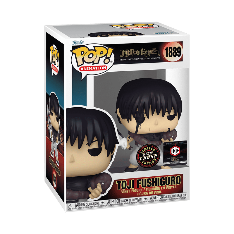 Funko POP! Jujutsu Kaisen Toji Fushiguro Glow Chase Chalice Collectibles Exclusive Vinyl Figure #1889