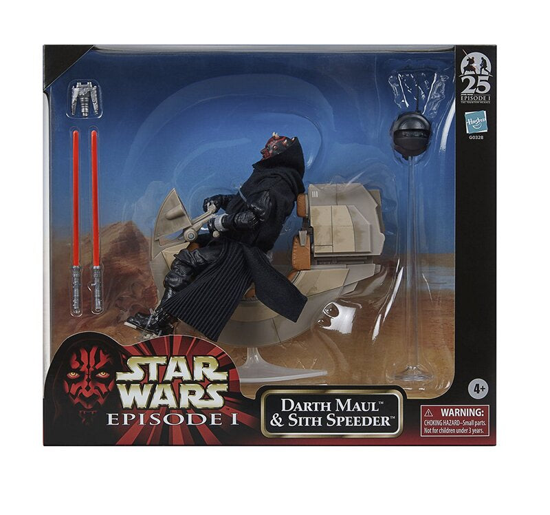 Hasbro Star Wars Episode I Darth Maul and Sith Speeder Action Figure SDCC Exclusive
