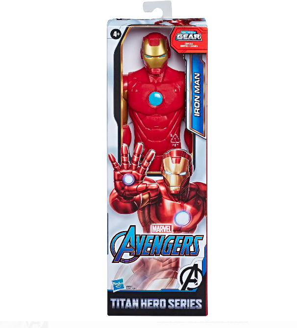 Hasbro Avengers Marvel Titan Hero Series Iron Man Blast Gear Action Figure 12 Inch
