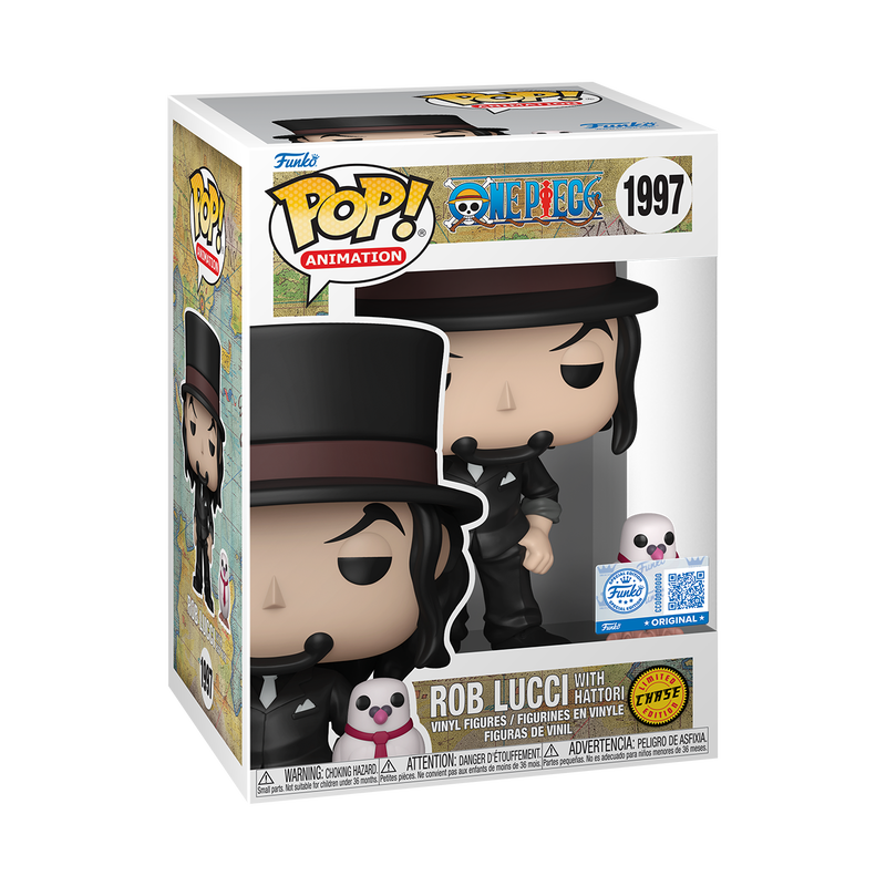 Funko POP! One Piece Rob Lucci With Hattori (Chase)Toy Temple Exclusive Vinyl Figures #1997