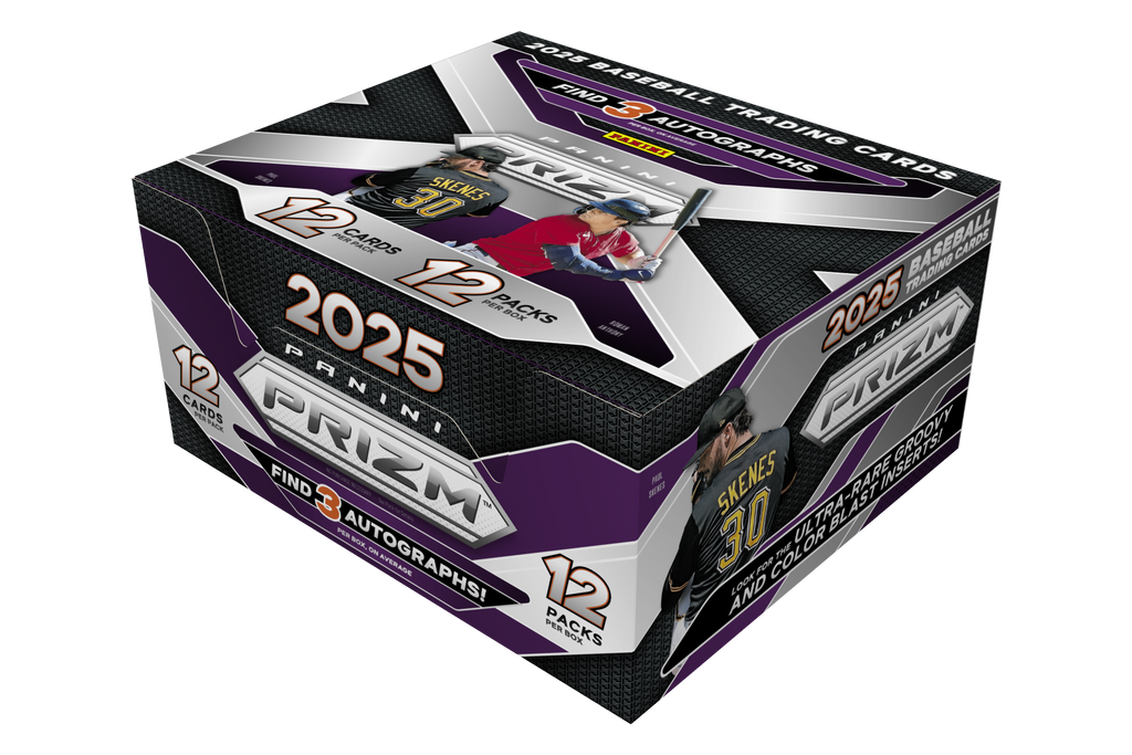 Panini Prizm 2025 Baseball Trading Cards 12 Packs
