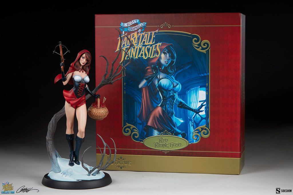 Sideshow J. Scott Campbell Fairytale Fantasies Collection Red Riding Hood Statue