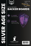 Comic Care Silver Age White Backer Boards