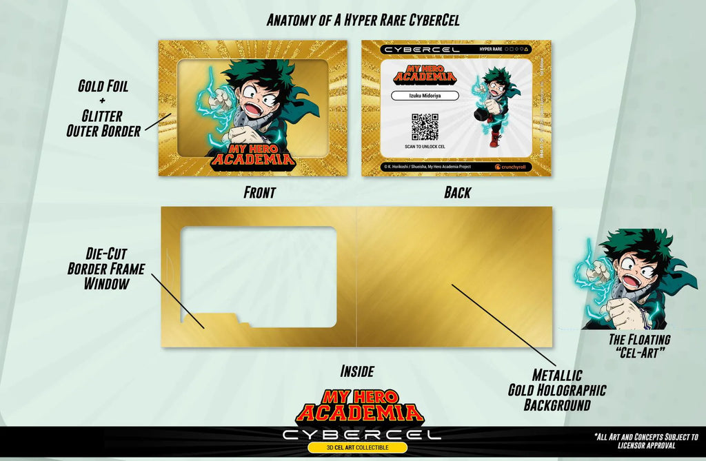 Crunchyroll Cybercel My Hero Academia Booster Box | Lost 4 Toys Crunchyroll Cybercel My Hero Academia Booster Box | Lost 4 Toys