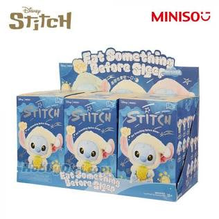Minso Stitch Eat Something Before Sleep Disney Vinyl Plush