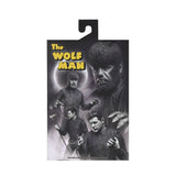 NECA The Wolf Man Lon Chaney B&W Ultimate Action Figure