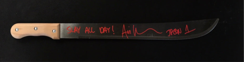 Ari Lehman Signed Machete JSA Certified