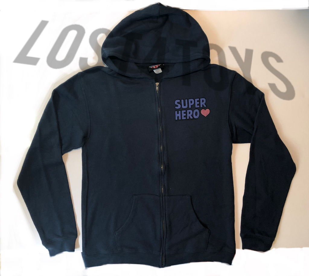 Women’s Junk Food Marvel ‘Every Girl Loves a Super Hero’ zip up Hoodie