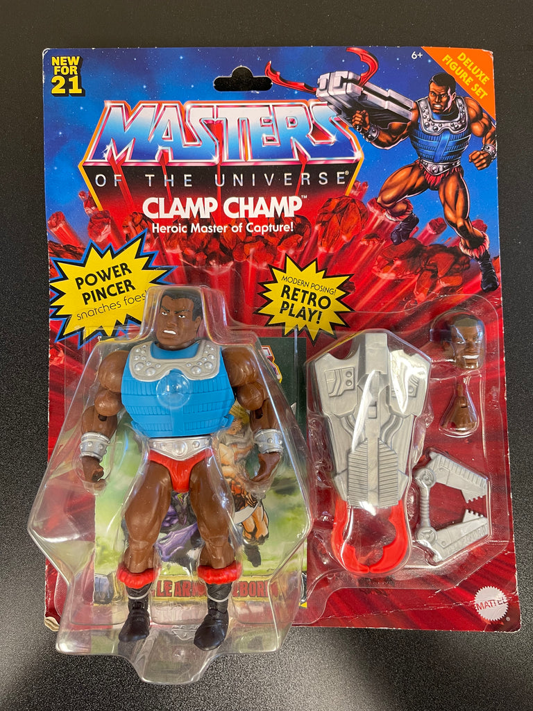 Mattel Masters of the Universe Clamp Champ Deluxe Figure Set