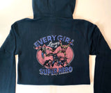 Women’s Junk Food Marvel ‘Every Girl Loves a Super Hero’ zip up Hoodie