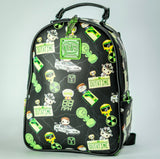 Loungefly Back To the Future Plutonium Edition Glow on the Dark Exclusive Edition Backpack