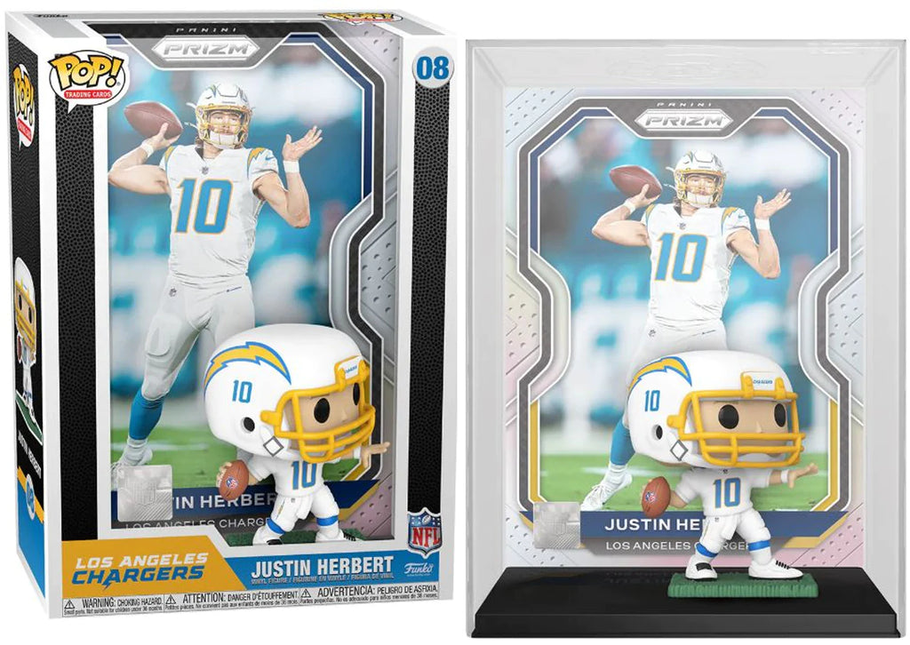 Funko POP! Trading Cards LA Chargers “Justin Herbert” Vinyl Figure