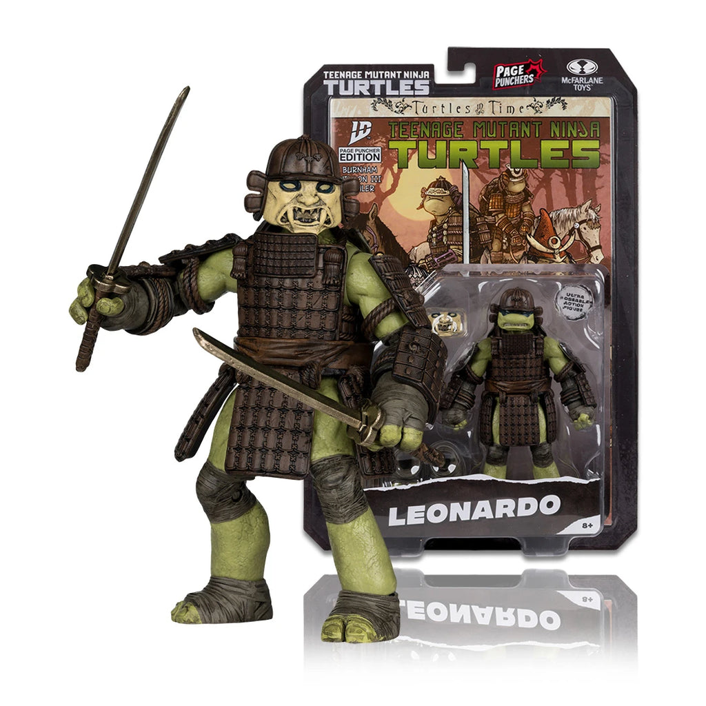 McFarlane Teenage Mutant Ninja Turtles Leonardo Page Puncher Action Figure