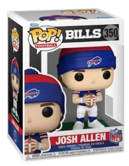 Funko Pop Josh Allen Buffalo Bills with beanie