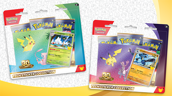 Pokemon 30th Anniversary Tech Sticker Collection