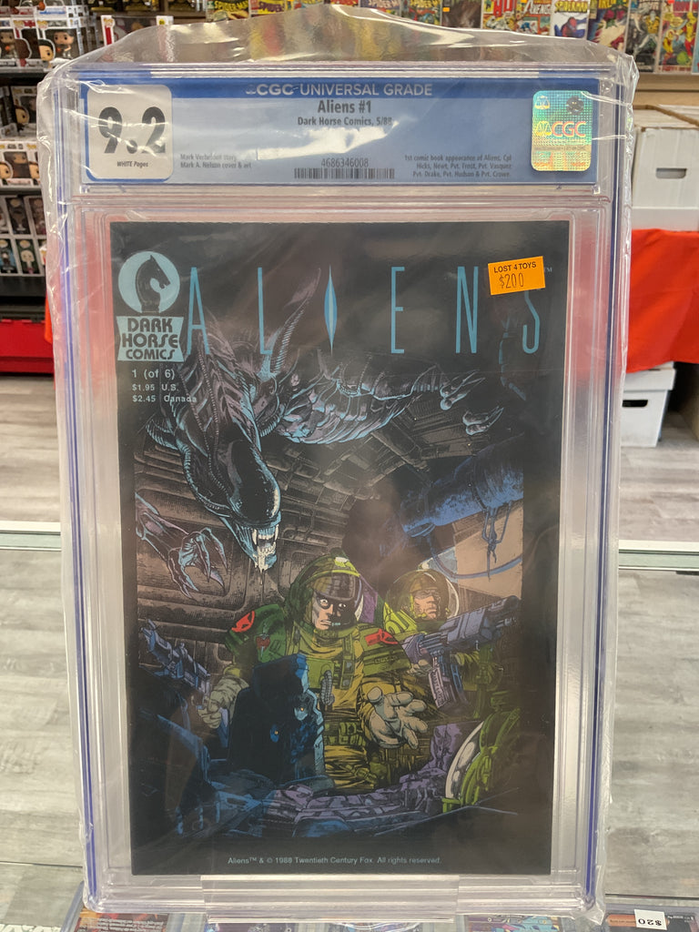 Aliens #1 CGC Graded 9.2 Comic