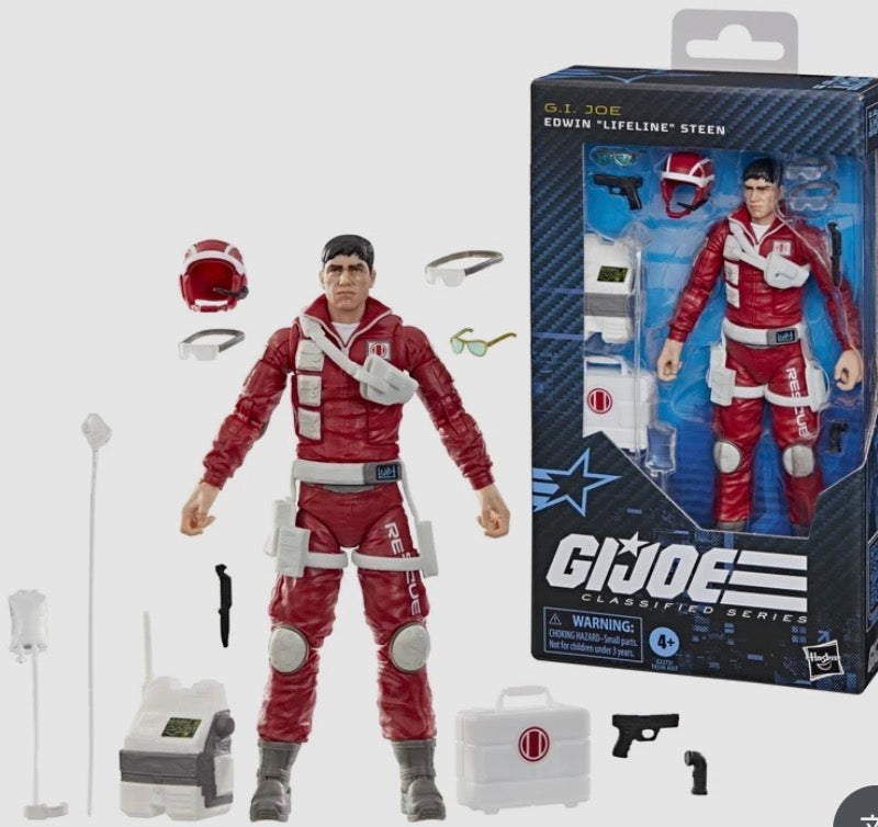 Hasbro G.I. Joe Classified EDWIN “ LIFELINE” STEEN Figure