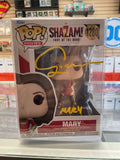 Funko POP! Shazam Mary Autographed By Grace Caroline Currey JSA Certified Vinyl Figure