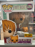 Funko POP! Fruits Basket Kyo With Cat Hot Topic Exclusive Vinyl Figures