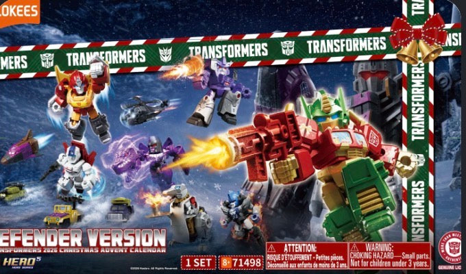 Blokees Defender Version Transformers 2026 Christmas Advent Calendar