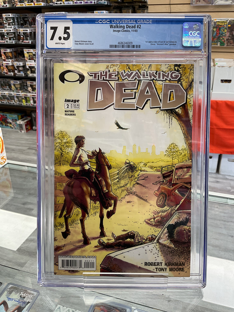 Walking Dead #2 CGC Graded 7.5 Comic