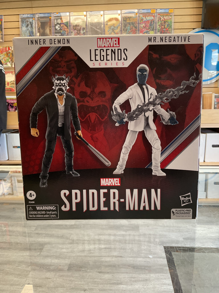Hasbro Marvel Legends Series Spiderman Inner Demon and Mr.Negative Figures