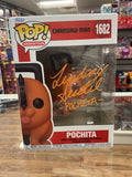 Funko POP! Chainsaw Man Pochita Autographed by Lindsey Seidel JSA Certified Vinyl Figure