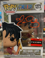 Funko POP! One Piece Red Hawk Luffy Autographed by Colleen Clinkenbeard JSA Certified Vinyl Figure