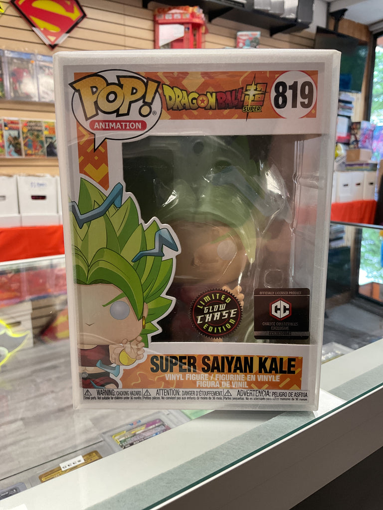 Funko POP! Dragonball Super Super Saiyan Kale Glow Chase Chalice Collectibles Exclusive Vinyl Figure #819