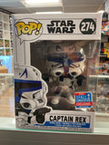 Funko POP! Star Wars Captain Rex 2018 Fall Convention Exclusive Bobble Head #274