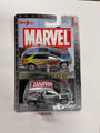 Maisto Marvel Metal Die Cast Car Cadillac Vizon Thor And Chrysler Panel Cruiser Silver Surfer