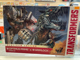 Hasbro Transformers Platinum Edition Optimus Prime & Grimlock Action Figure