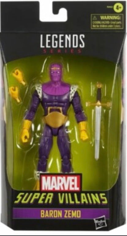 Hasbro Marvel Legends Series Super Villains Baron Zemo Action figure