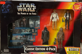 Kenner Star Wars The Power Of The Force Classic Edition 4 Pack With Collector Cards